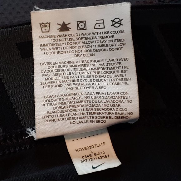 EUC Men's Nike Pro Combat Black Hyperstrong Baseball Slider Shorts - Size Large - Picture 14 of 16